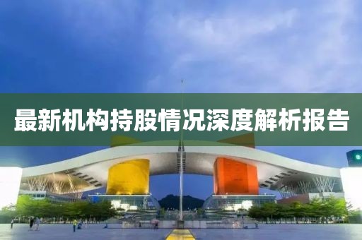 最新机构持股情况深度解析报告