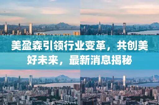 美盈森引领行业变革，共创美好未来，最新消息揭秘