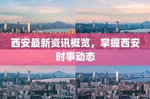 西安最新资讯概览，掌握西安时事动态