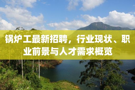 锅炉工最新招聘，行业现状、职业前景与人才需求概览