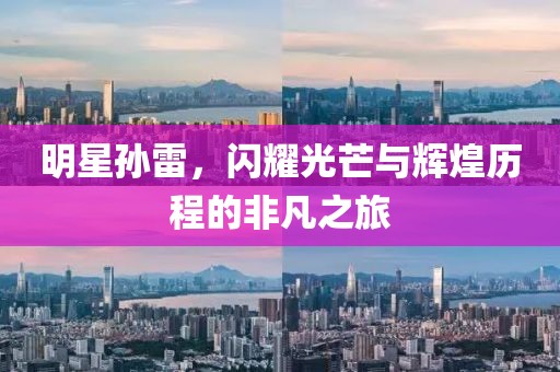 明星孙雷，闪耀光芒与辉煌历程的非凡之旅