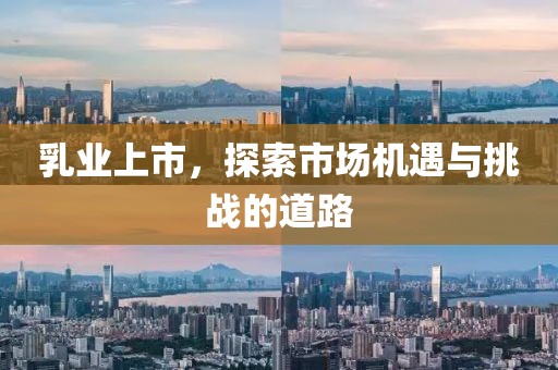 乳业上市，探索市场机遇与挑战的道路