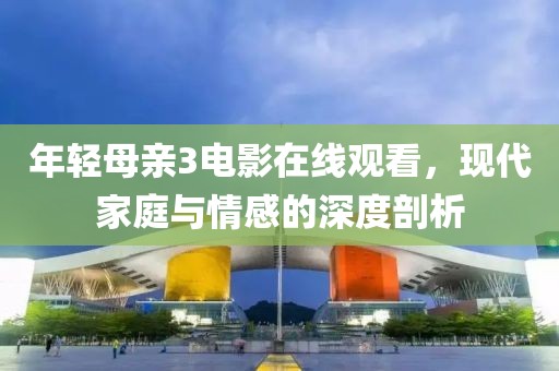 年轻母亲3电影在线观看，现代家庭与情感的深度剖析