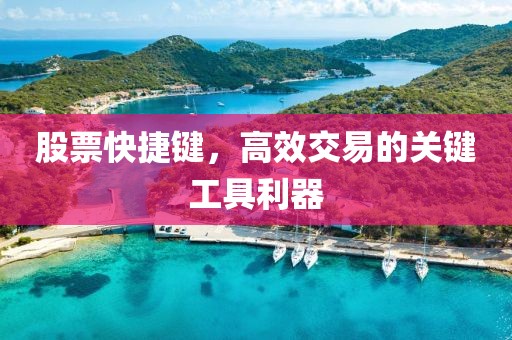 股票快捷键，高效交易的关键工具利器