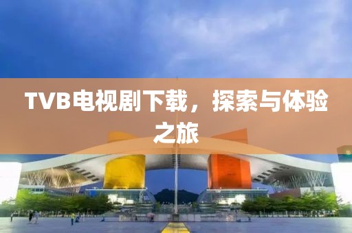 TVB电视剧下载，探索与体验之旅