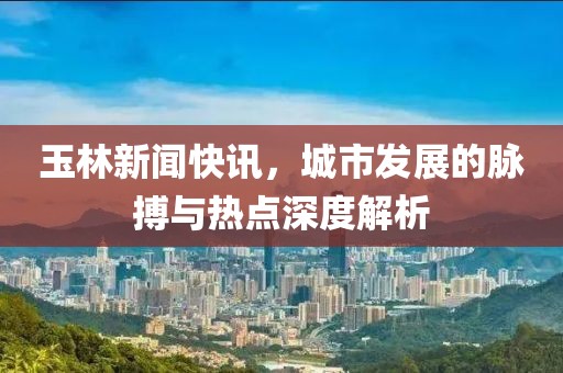 玉林新闻快讯，城市发展的脉搏与热点深度解析