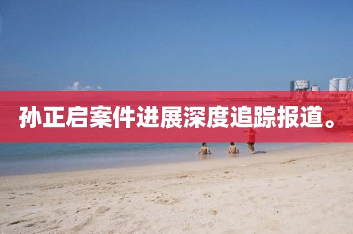 孙正启案件进展深度追踪报道。