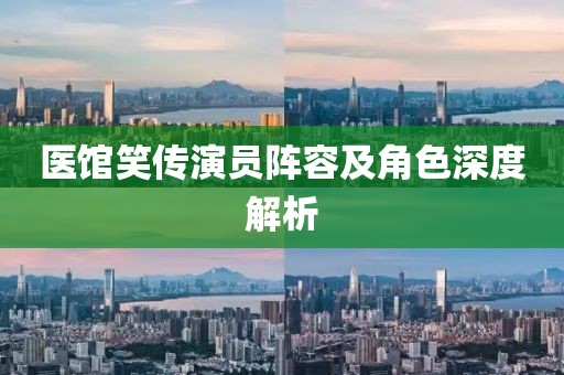 医馆笑传演员阵容及角色深度解析