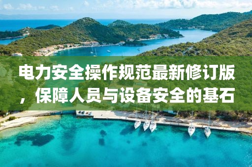 电力安全操作规范最新修订版，保障人员与设备安全的基石