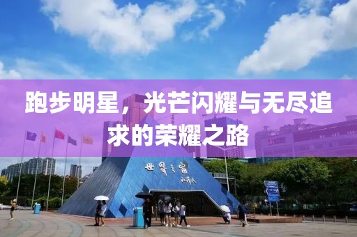 跑步明星，光芒闪耀与无尽追求的荣耀之路