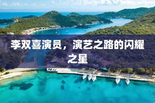 李双喜演员，演艺之路的闪耀之星