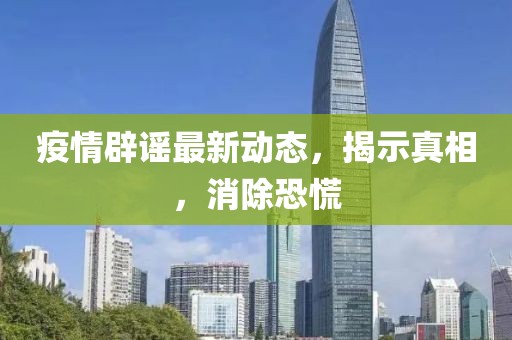 疫情辟谣最新动态，揭示真相，消除恐慌