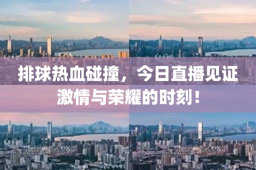 排球热血碰撞，今日直播见证激情与荣耀的时刻！