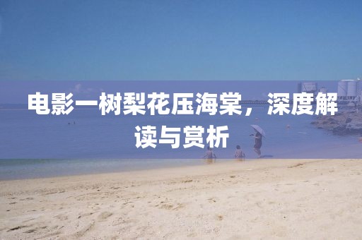电影一树梨花压海棠，深度解读与赏析