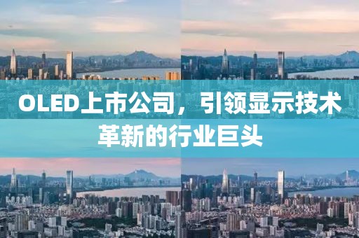 OLED上市公司，引领显示技术革新的行业巨头