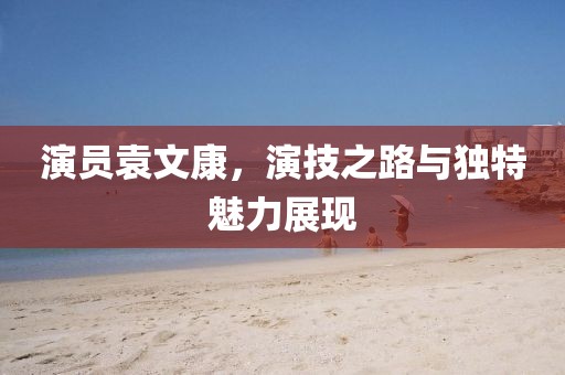 演员袁文康，演技之路与独特魅力展现