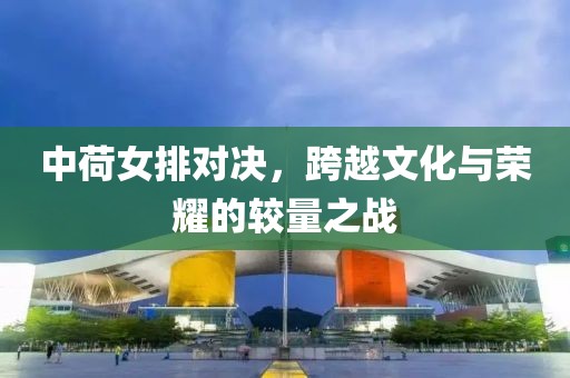 中荷女排对决，跨越文化与荣耀的较量之战