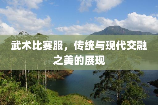 武术比赛服，传统与现代交融之美的展现