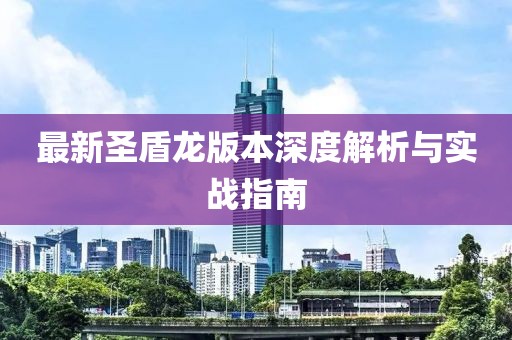 最新圣盾龙版本深度解析与实战指南
