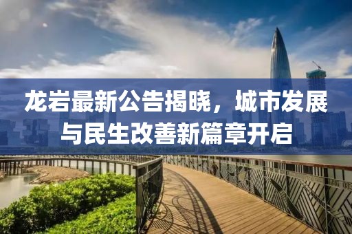 龙岩最新公告揭晓，城市发展与民生改善新篇章开启