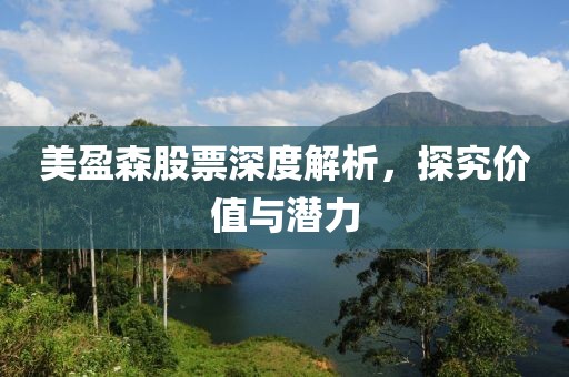 美盈森股票深度解析，探究价值与潜力