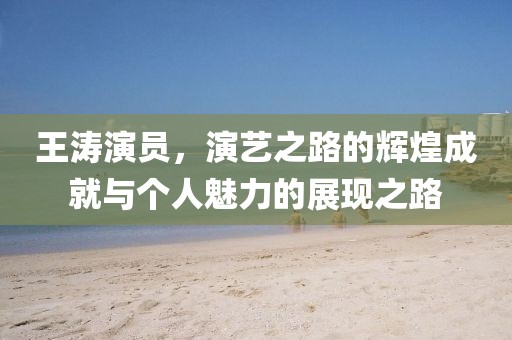 王涛演员，演艺之路的辉煌成就与个人魅力的展现之路