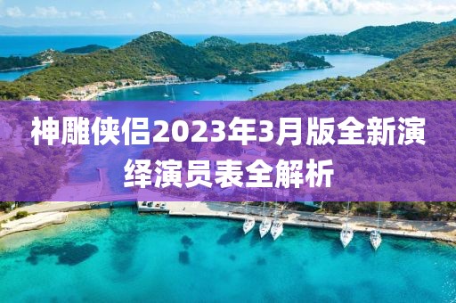 神雕侠侣2023年3月版全新演绎演员表全解析