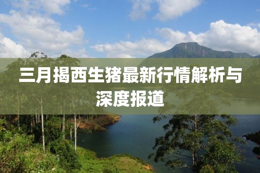 三月揭西生猪最新行情解析与深度报道