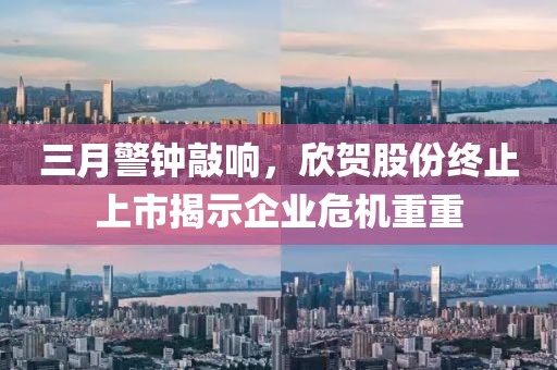 三月警钟敲响，欣贺股份终止上市揭示企业危机重重