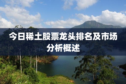 今日稀土股票龙头排名及市场分析概述