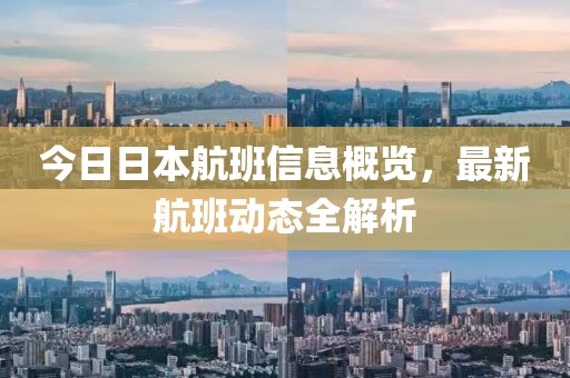 今日日本航班信息概览，最新航班动态全解析