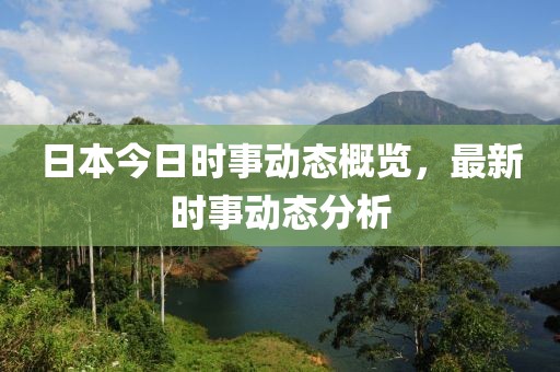 日本今日时事动态概览，最新时事动态分析