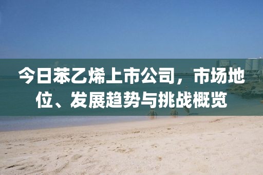 今日苯乙烯上市公司，市场地位、发展趋势与挑战概览