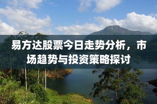 易方达股票今日走势分析，市场趋势与投资策略探讨