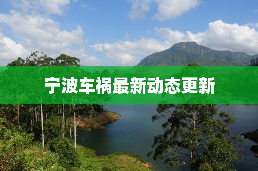宁波车祸最新动态更新