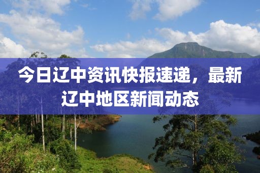 今日辽中资讯快报速递，最新辽中地区新闻动态