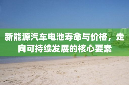 新能源汽车电池寿命与价格，走向可持续发展的核心要素