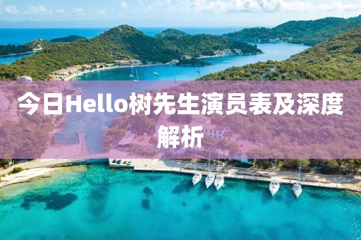 今日Hello树先生演员表及深度解析