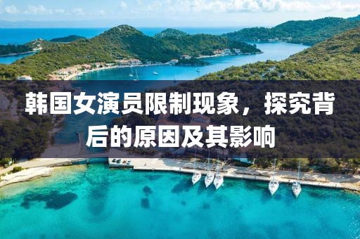 韩国女演员限制现象，探究背后的原因及其影响