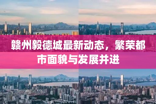 赣州毅德城最新动态，繁荣都市面貌与发展并进