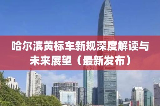 哈尔滨黄标车新规深度解读与未来展望（最新发布）