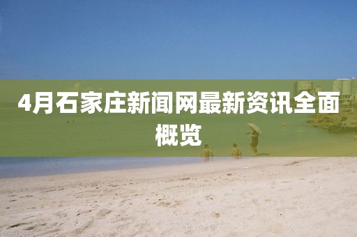 4月石家庄新闻网最新资讯全面概览