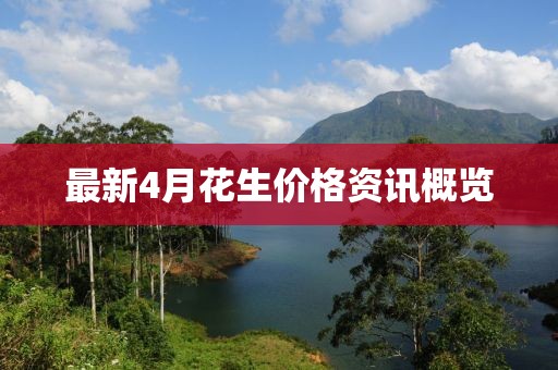 最新4月花生价格资讯概览
