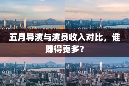 五月导演与演员收入对比，谁赚得更多？