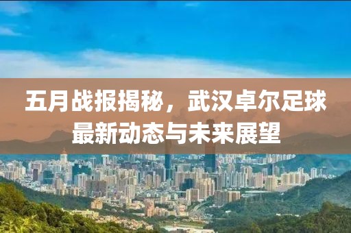五月战报揭秘，武汉卓尔足球最新动态与未来展望