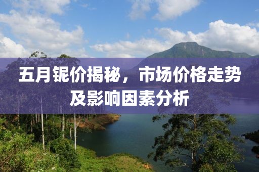 五月铌价揭秘，市场价格走势及影响因素分析