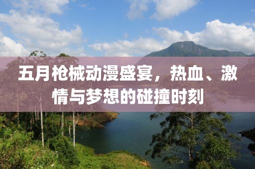 五月枪械动漫盛宴，热血、激情与梦想的碰撞时刻
