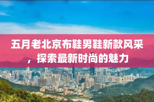 五月老北京布鞋男鞋新款风采，探索最新时尚的魅力