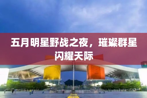 五月明星野战之夜，璀璨群星闪耀天际