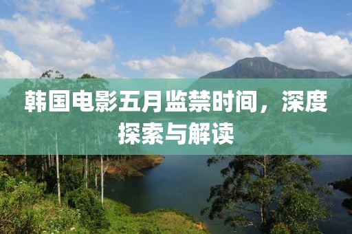 韩国电影五月监禁时间，深度探索与解读